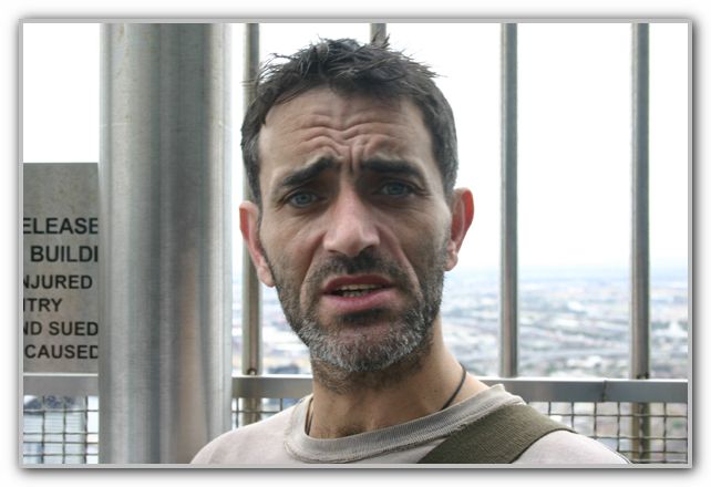 Stuart at Observation Deck Melbourne Feb 2007